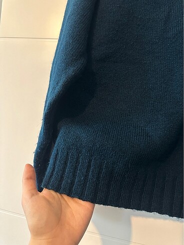 Diğer Mavi boğazlı triko