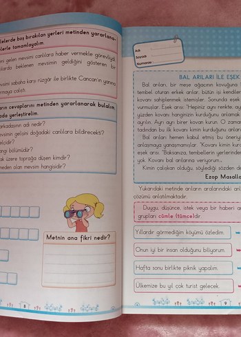 Beden Renk Türkçe Dil Bilgini 3 - Çocuk Kitabı