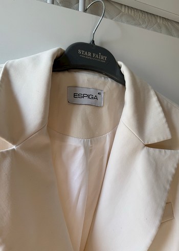 40 Beden beyaz Renk Beyaz Düğmeli Kadın Blazer Ceket