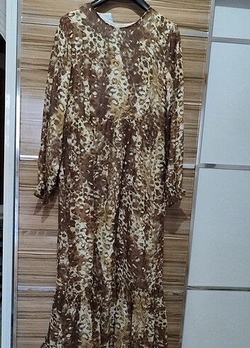Şifon krep, astarlı elbise