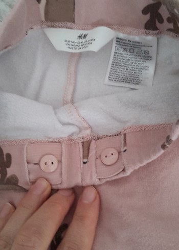 Pembe Baskılı Kız Çocuk Tayt - Görsel 2