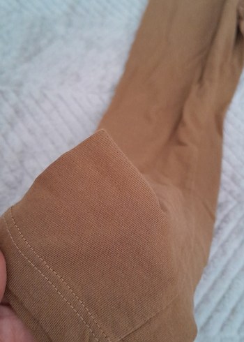 Kız Çocuk Bej Kürklü Tayt - Görsel 2