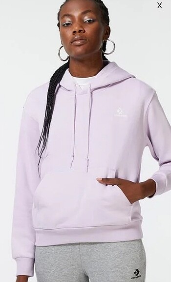 Converse sweatshirt lila