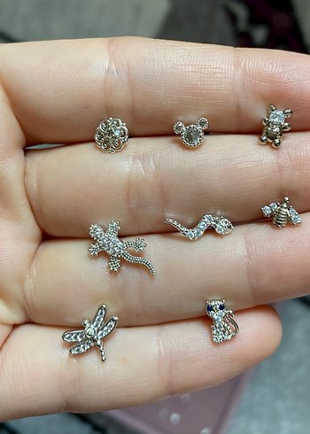 İNDİRİM!!! 316L Tragus Helix Piercing - Görsel 14