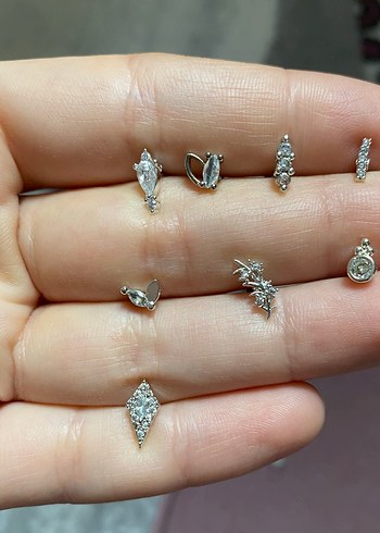 İNDİRİM!!! 316L Tragus Helix Piercing - Görsel 19