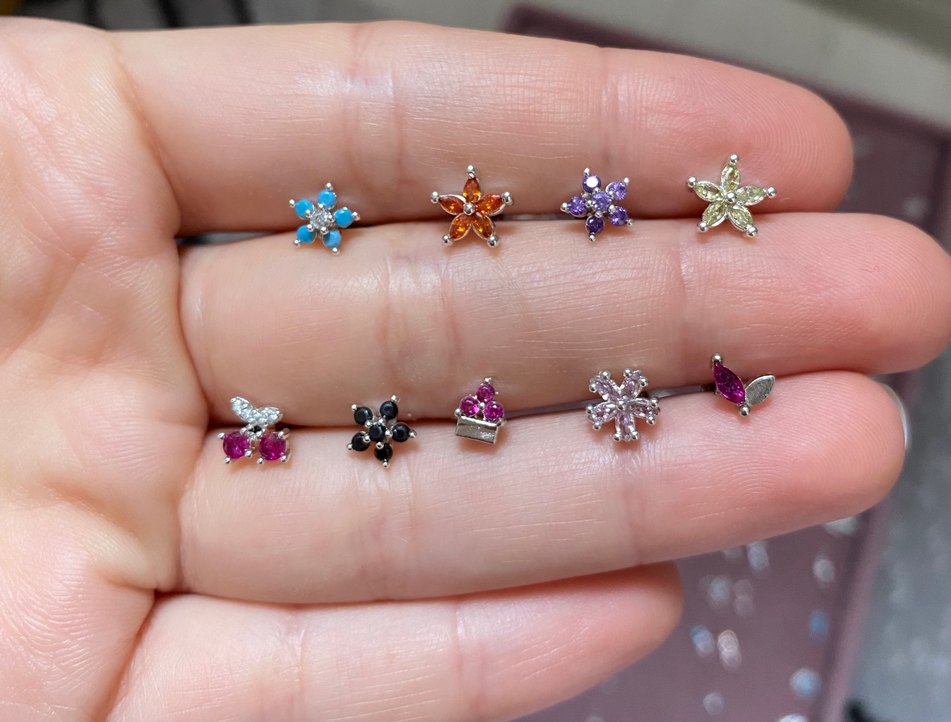 316L Tragus Helix Piercing - Görsel 2