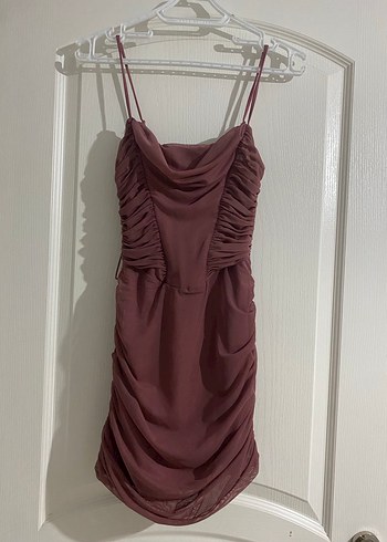 Bershka Drapeli Elbise - Görsel 2