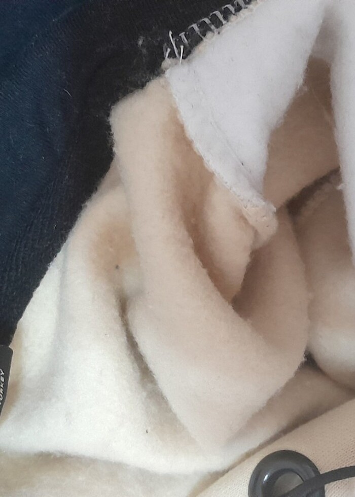 Etiketli Kapüşonlu Sweatshirt - Görsel 5