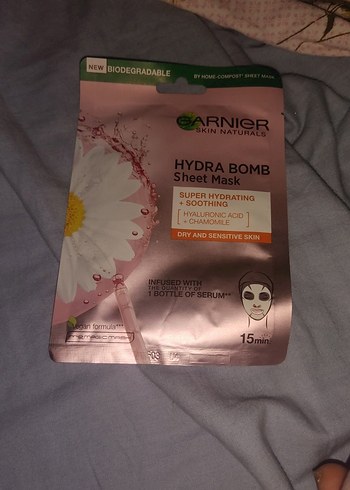 Garnier Hydra Bomb Nemlendirici ve Yatıştırıcı Maske