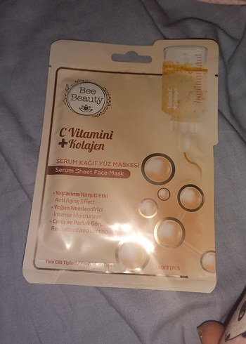 Bee Beauty Bee Beauty Güneş Sonrası Yüz Maskesi %100 Bambu