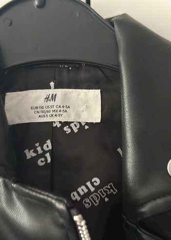 H&M  Deri Biker Ceket - Görsel 2