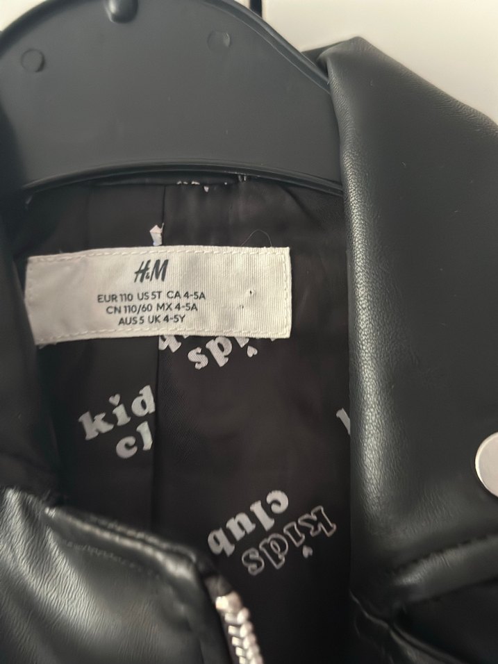 H&M  Deri Biker Ceket - Görsel 2