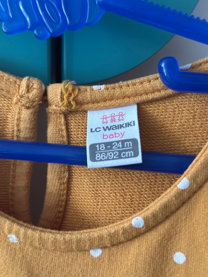 Lc Waikiki  Sarı Kız Çocuk Elbise - Görsel 2