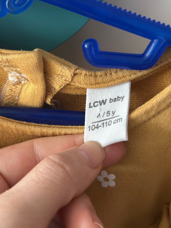 Lc Waikiki  Sarı Fırfırlı Pamuklu Elbise - Görsel 2