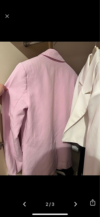 Zara zara pembe blazer