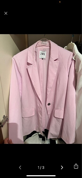 zara pembe blazer
