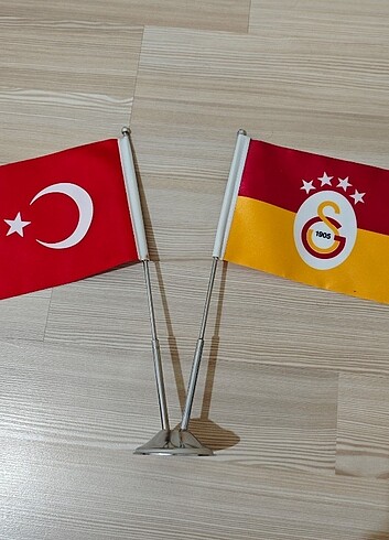 Galatasaray Çiftli Masa Bayrağı - Görsel 4