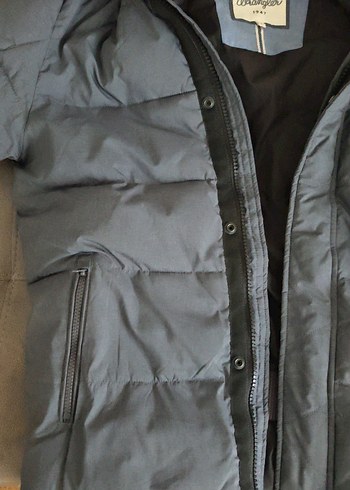 Wrangler Gri Fermuarlı Erkek Yelek - Görsel 4