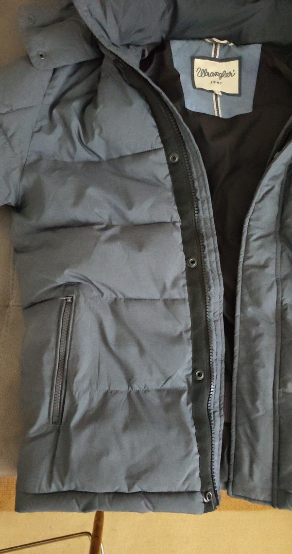 Wrangler Gri Fermuarlı Erkek Yelek - Görsel 4