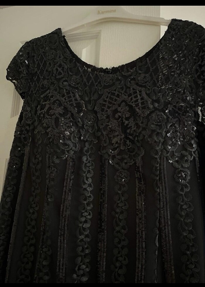 Siyah abiye elbise - Görsel 4