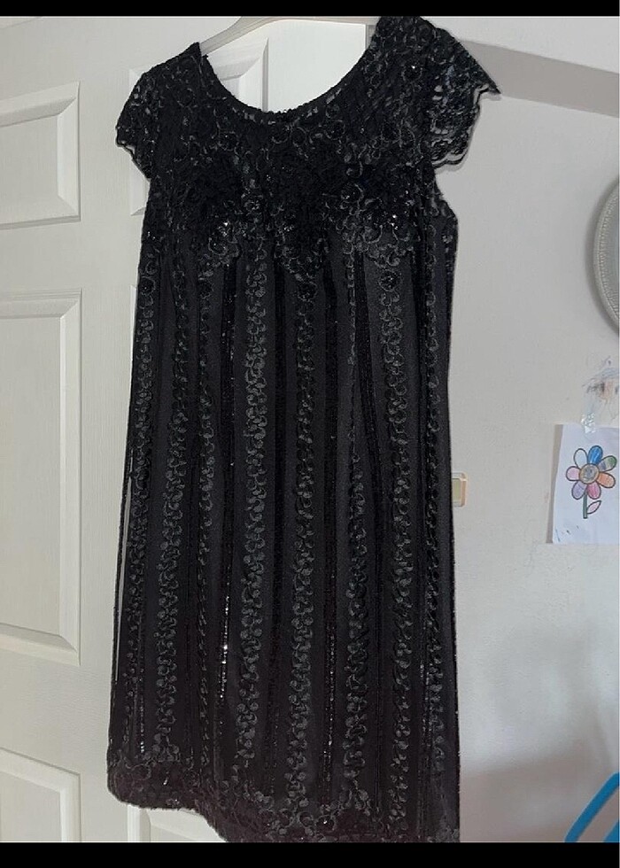 Siyah abiye elbise - Görsel 5