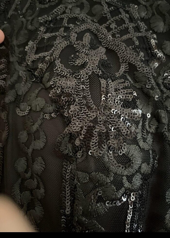 Siyah abiye elbise - Görsel 3