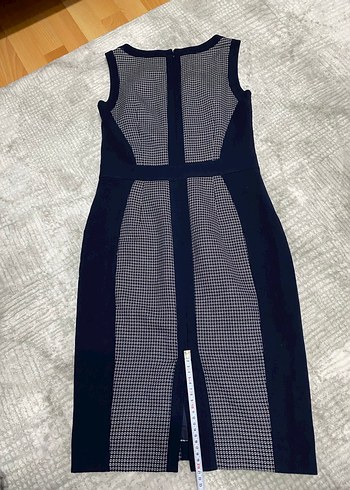 Desenli Midi Kadın Elbise - Görsel 4