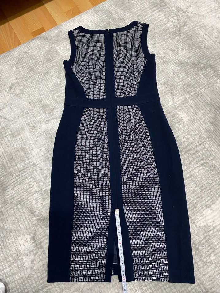 Desenli Midi Kadın Elbise - Görsel 4