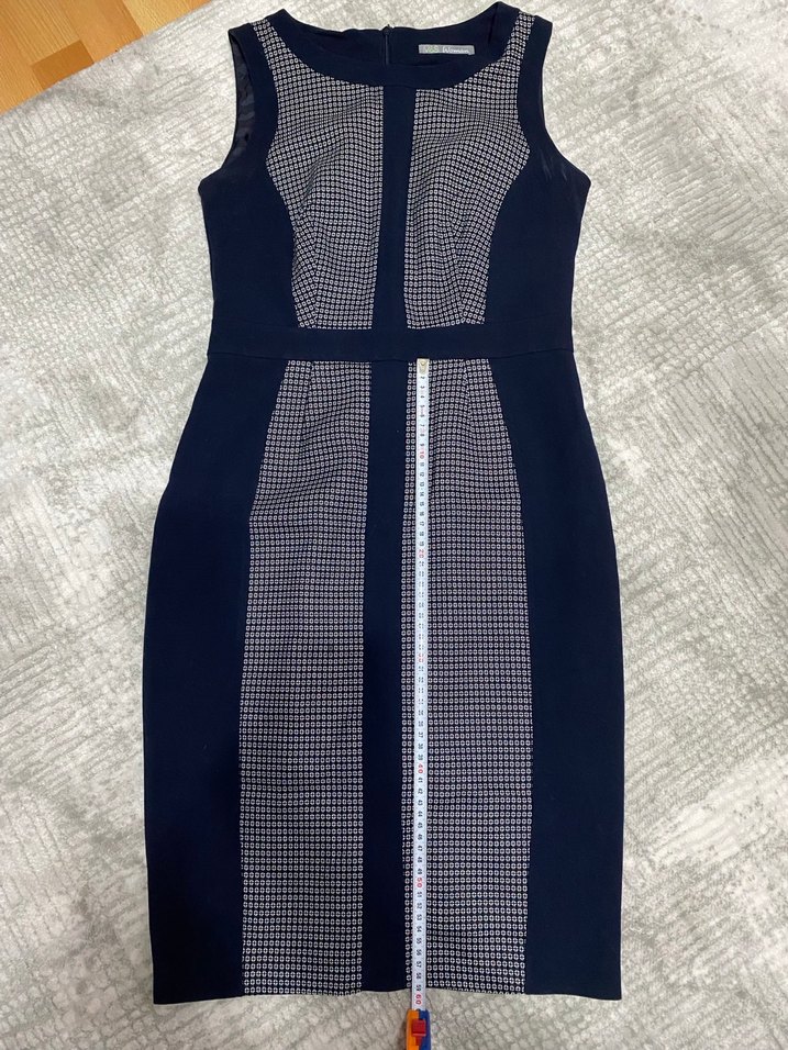 Desenli Midi Kadın Elbise - Görsel 3