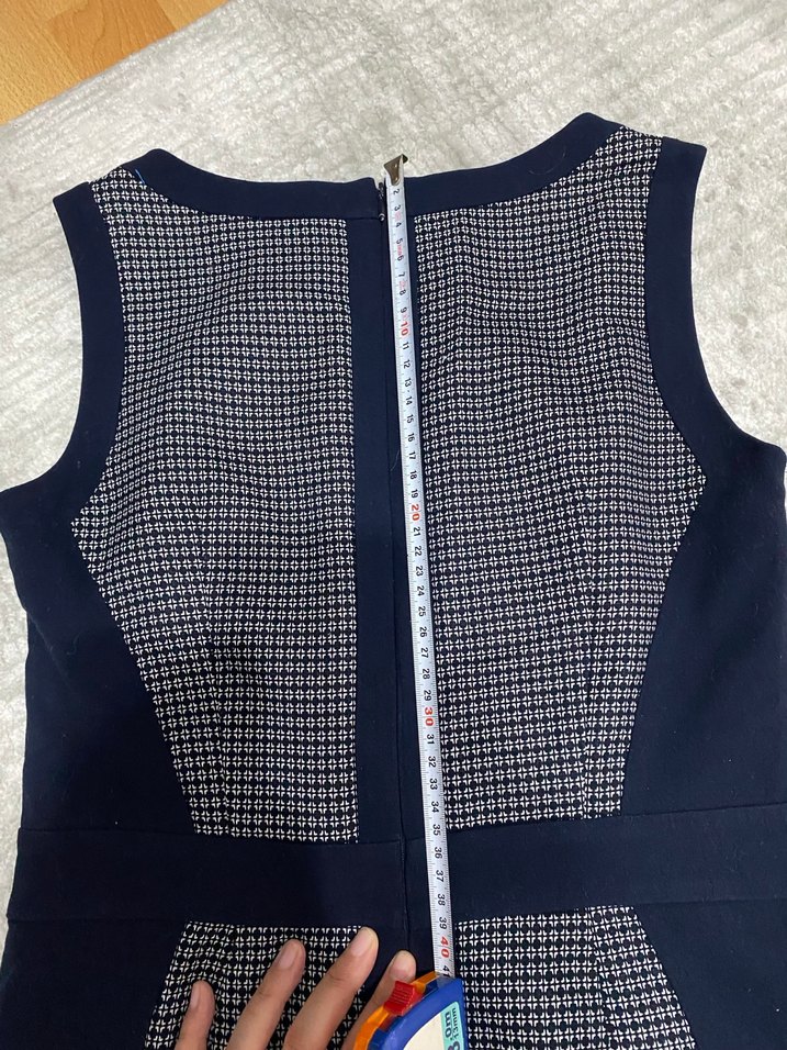 Desenli Midi Kadın Elbise - Görsel 5