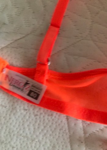 Nakışlı turuncu Bohem Sütyen - Görsel 5