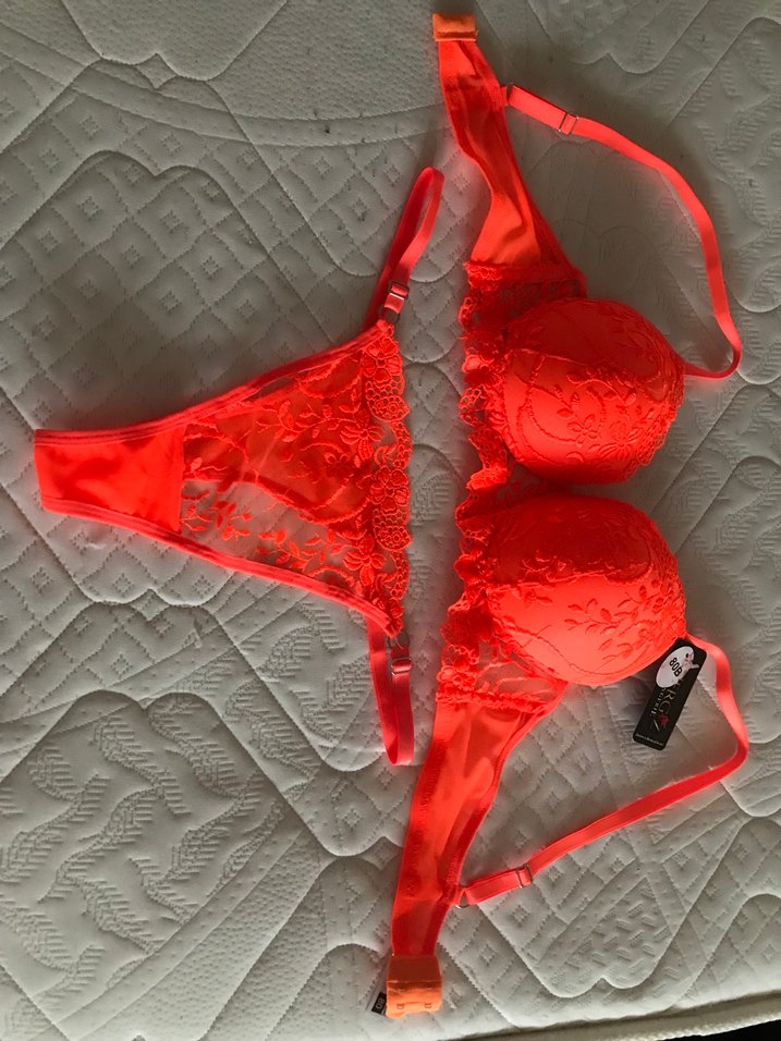 Nakışlı turuncu Bohem Sütyen - Görsel 3