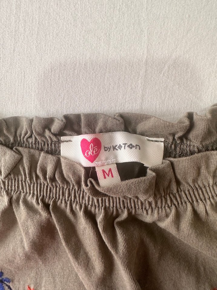 Nakışlı Gri Bohem Kadın Bluz - Görsel 2