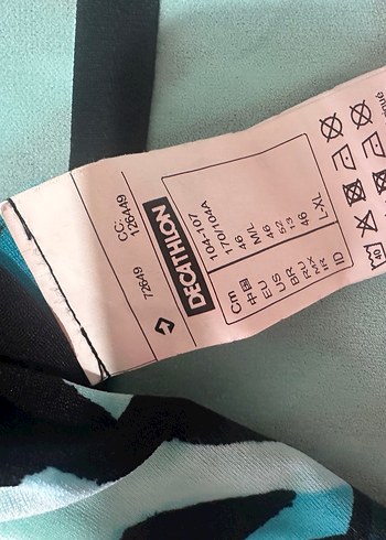 Mavi Bağlamalı İnce Askılı Mayo - Görsel 3