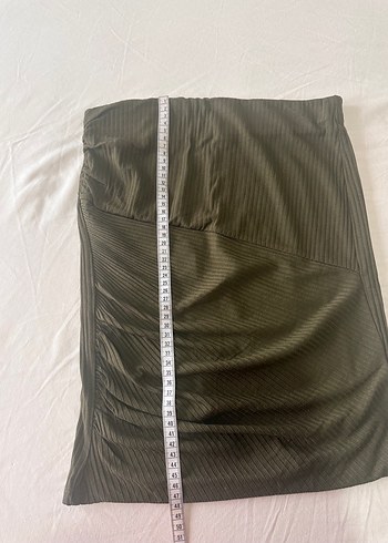 Siyah Pileli Hamile Uzun Etek - Görsel 4