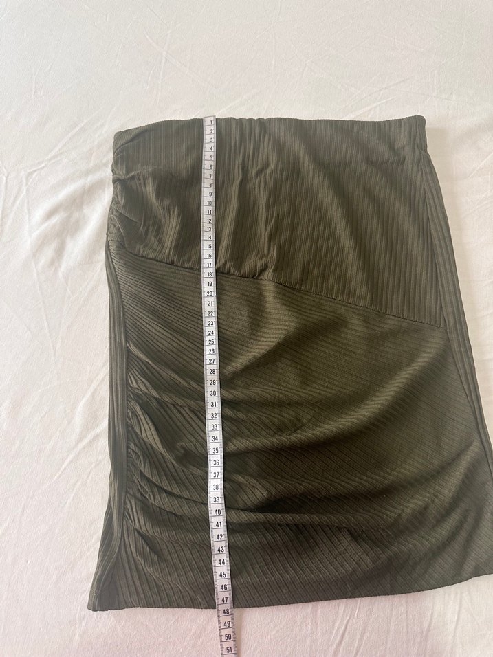 Siyah Pileli Hamile Uzun Etek - Görsel 4