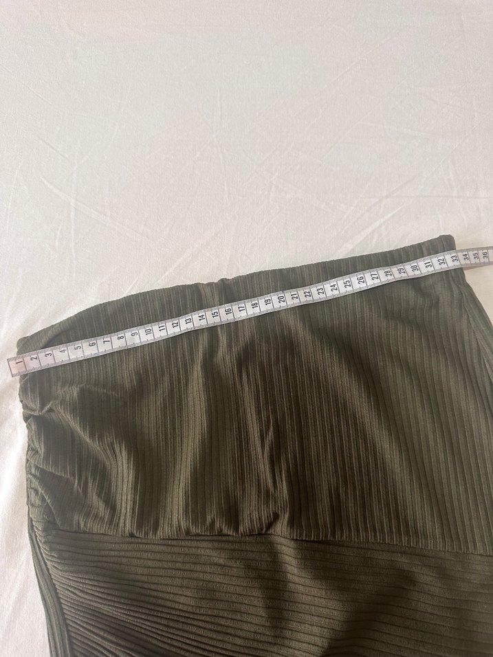 Siyah Pileli Hamile Uzun Etek - Görsel 3