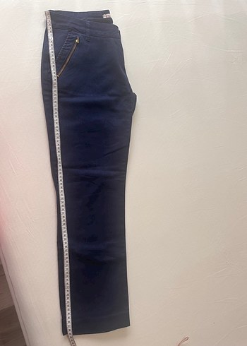 Kadın Lacivert Midi Denim Pantolon - Görsel 4