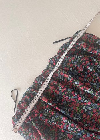 Çiçek Desenli Çok Renkli elbise - Görsel 3