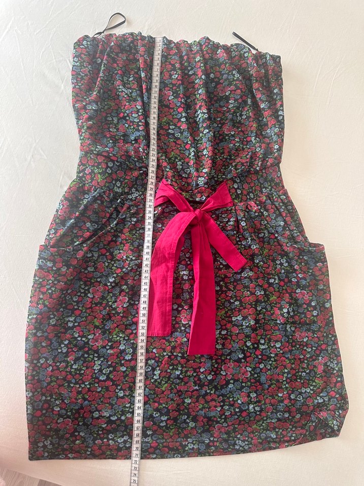 Çiçek Desenli Çok Renkli elbise - Görsel 5