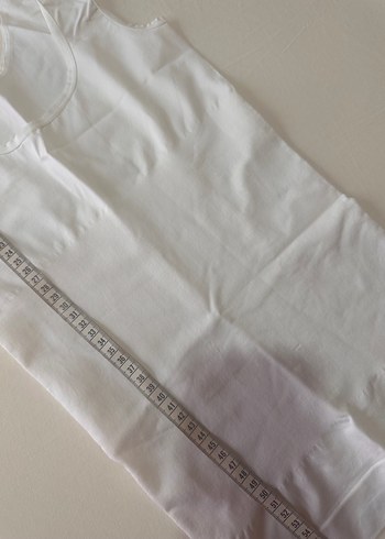 Beyaz Kolsuz Basic Kadın korse Atlet - Görsel 4