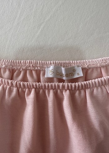 Pembe Volanlı Kayık Yaka Kadın Bluz - Görsel 2