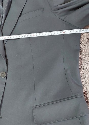 Gri yeni takim elbise 52/6 beden modern kesim - Görsel 5