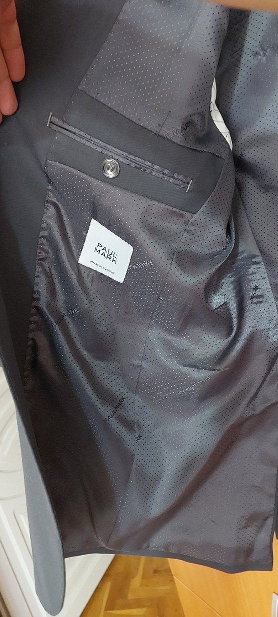 Gri yeni takim elbise 52/6 beden modern kesim - Görsel 4