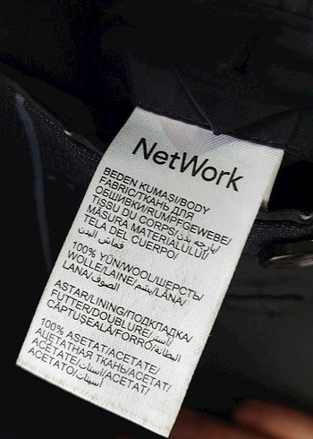 Network notch Yaka %100 yün her mevsime uygun kumaşı 1.sinif - Görsel 2