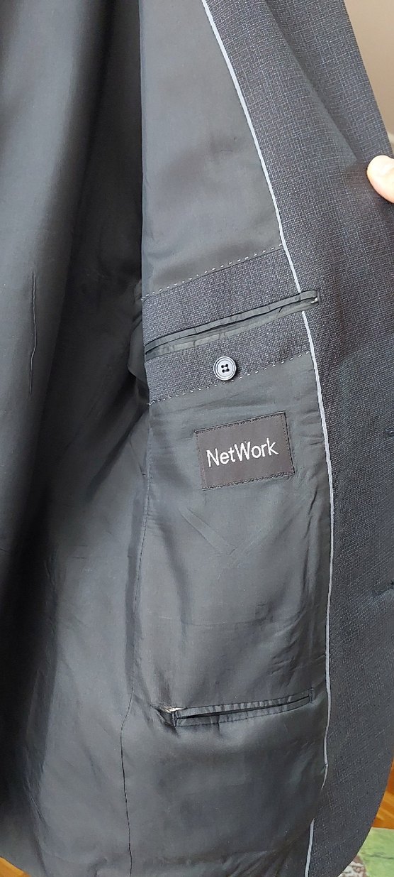 Network notch Yaka %100 yün her mevsime uygun kumaşı 1.sinif - Görsel 3