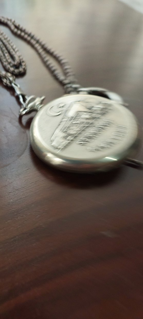 SERKISOF Rus Yapımı Kurmalı cep saati Demiryolu icin yapilmis - Görsel 4