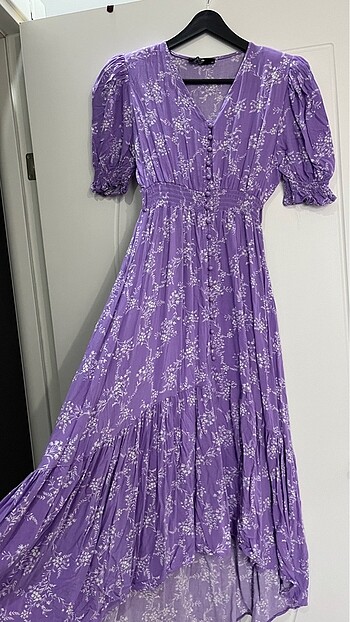 Zara Yazlık lila elbise