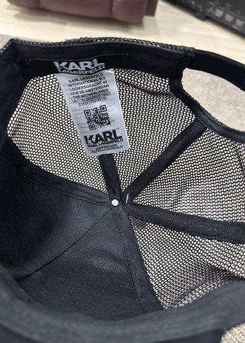 KARL LAGERFELD  SİYAH ŞAPKA - Görsel 4