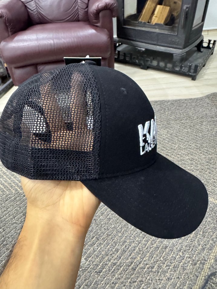 KARL LAGERFELD  SİYAH ŞAPKA - Görsel 3